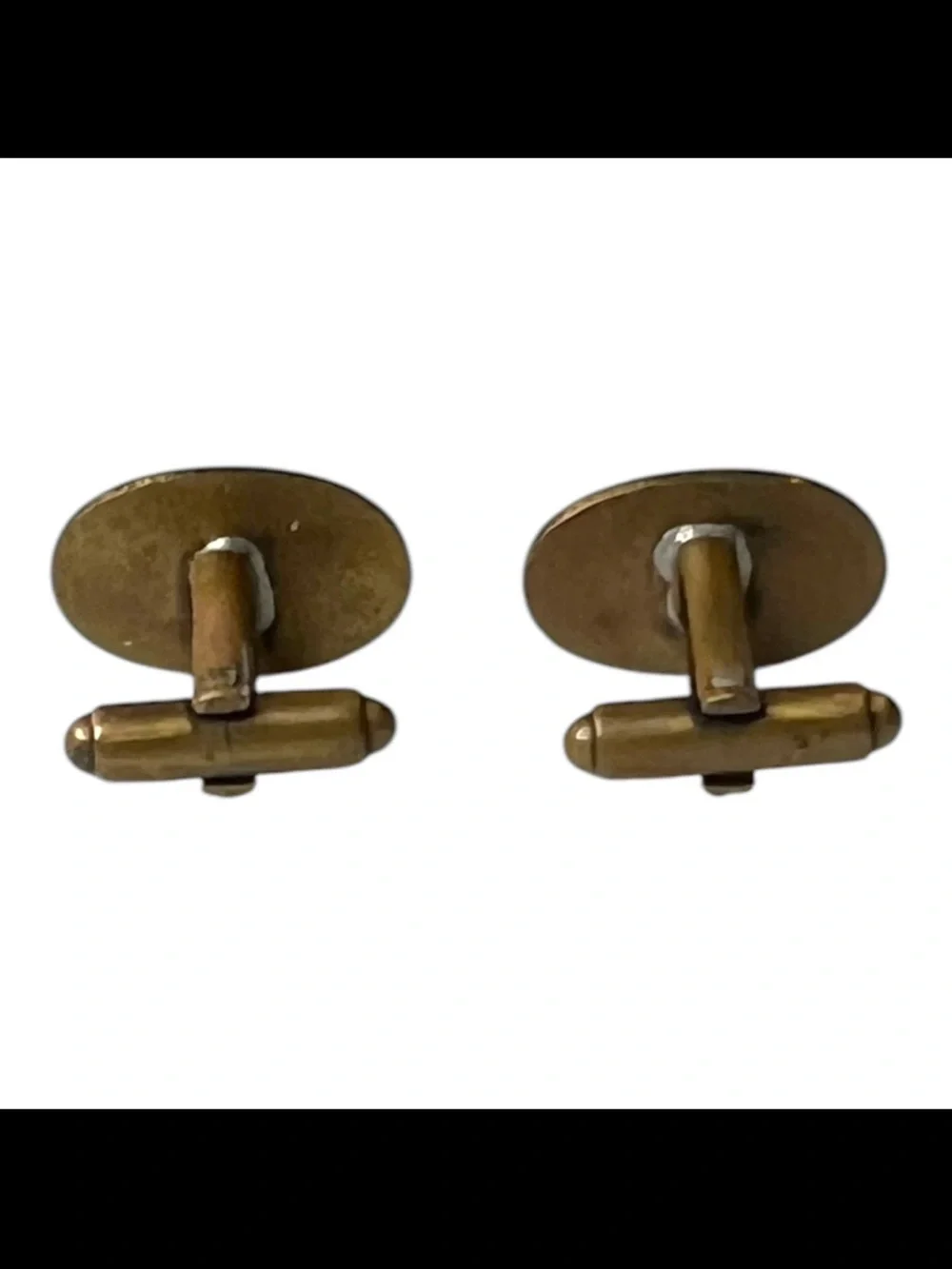 Shields 50s Vintage Fifth Avenue Gold Tone Cuff Links